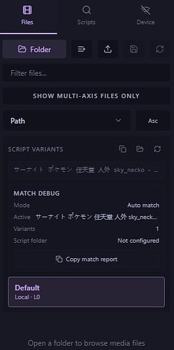 File list