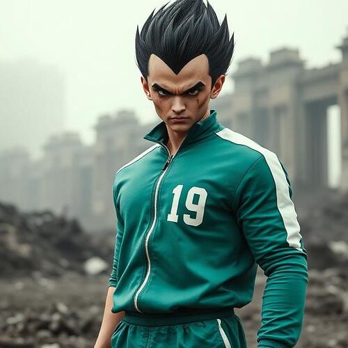 Vegeta Player 19 Squid Game 9