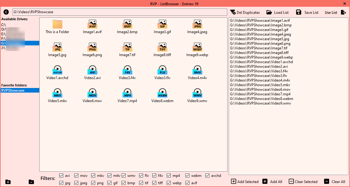 NewListBrowser