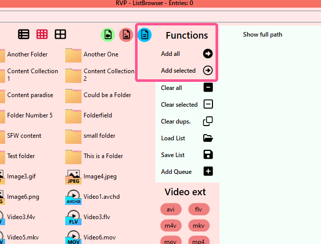 ListBrowserExtSelector
