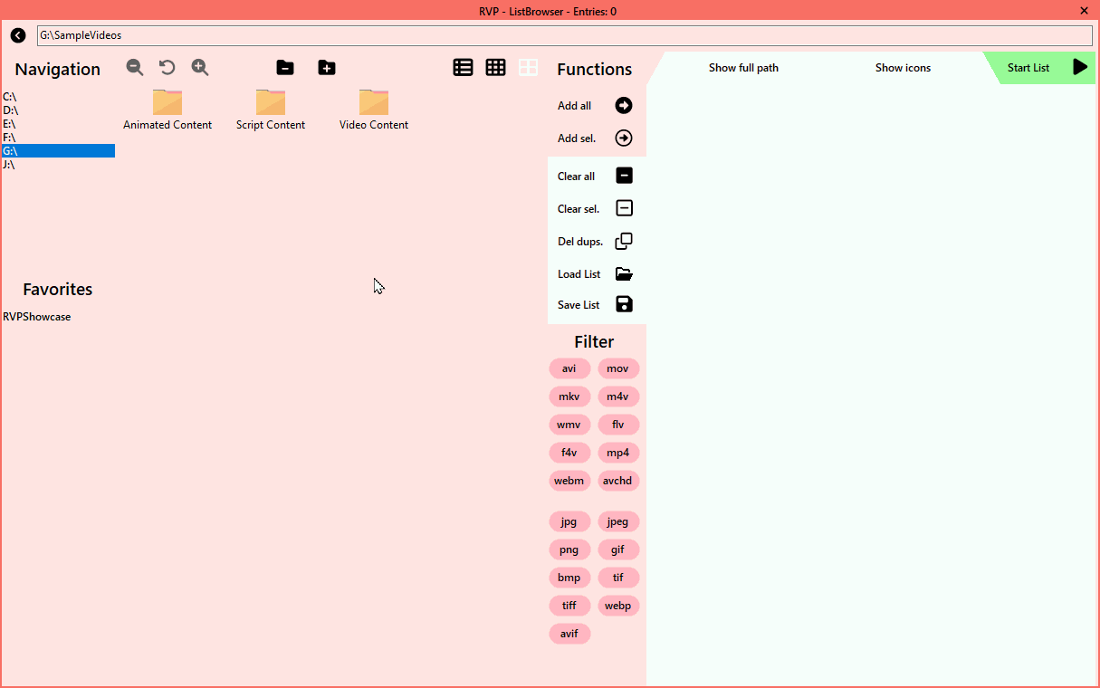 Full ListBrowser Showcase Trimmed
