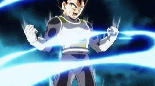 A battered Vegeta powerup .|833x465.959375