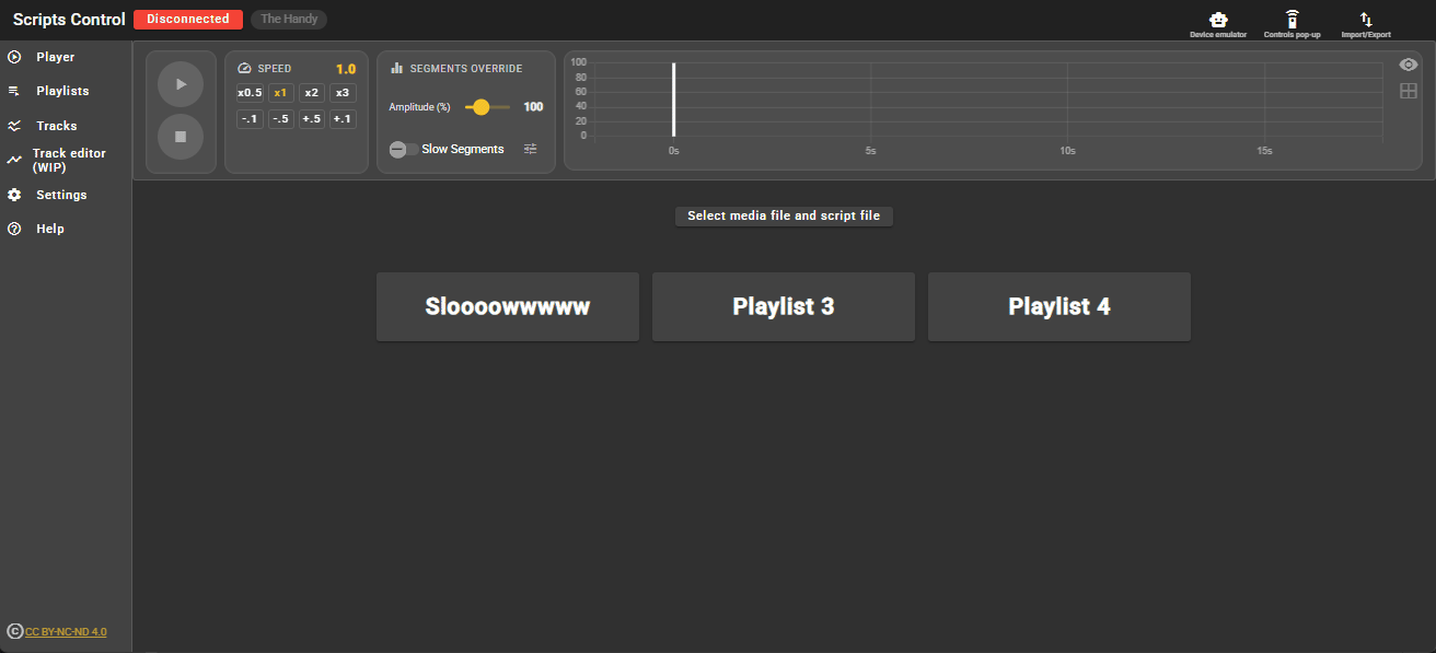 Scripts Control (Create playlists of scripts/patterns, easy switch with ...